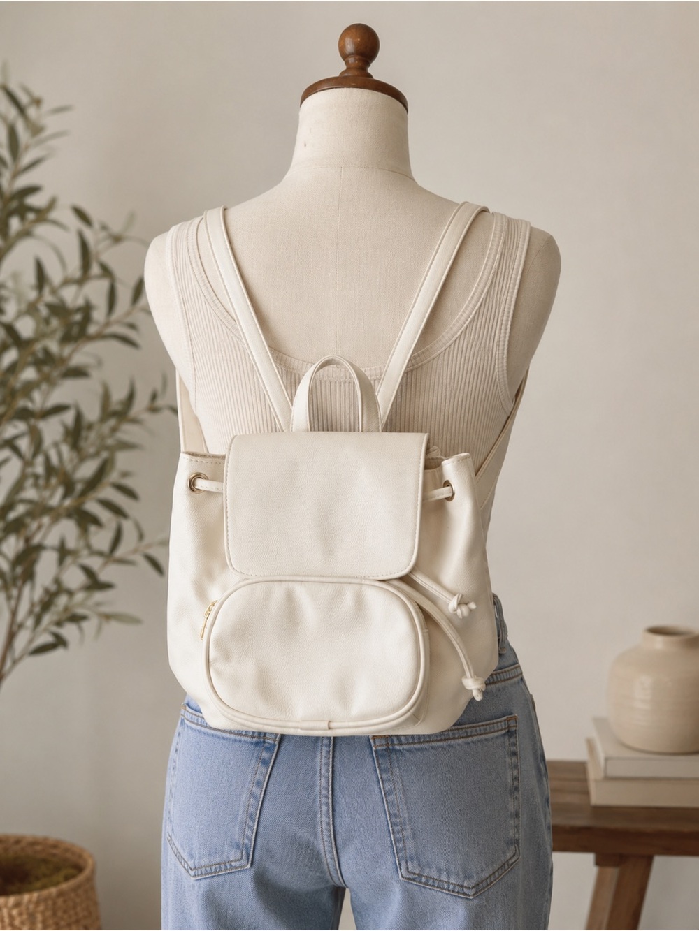 Wild Fable Cream Backpack